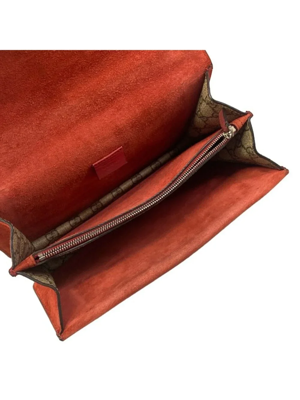 Gucci Shoulder Bag Dionysus Beige Brown Red